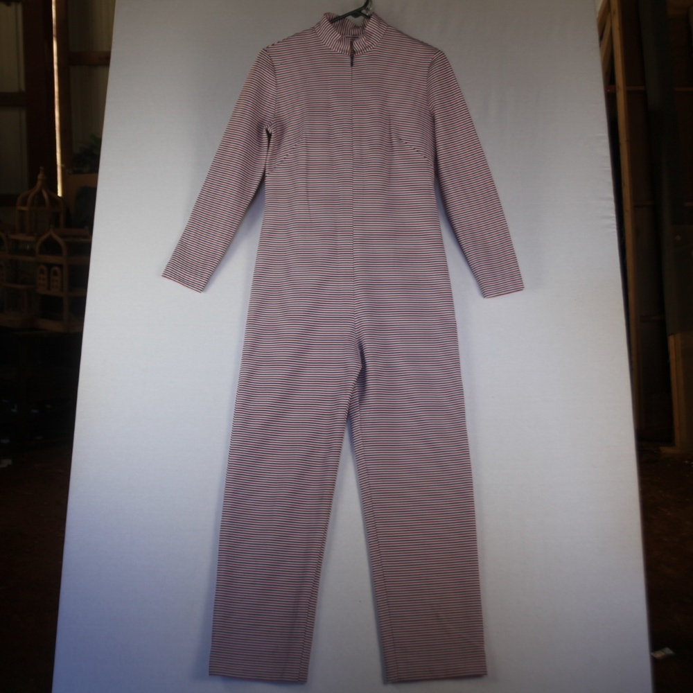 Vintage Unique Custom Polyester Jumpsuit - Picture 3 of 6